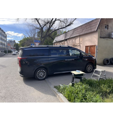 Рейлинги CAN Otomotiv на WEY 80 business lounge - Арт. CIC3.73.0632B в Уфе